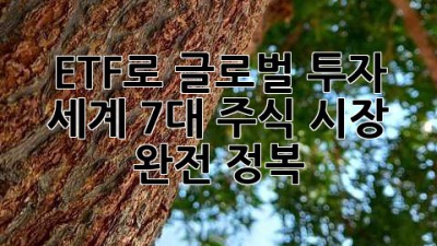 ETF로 글로벌 투자?! 세계 7대 주식 시장 완전 정복! 🌍📈